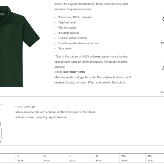 Royal Blue Sport-Tek® Dry Zone® Raglan Polo (Able Polo)